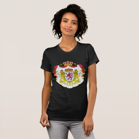 Luxemburgse wapenschild t-shirt (Voorkant volledig)