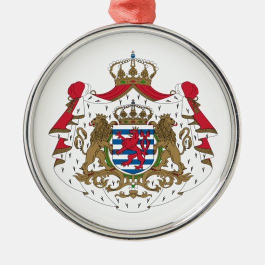Luxemburgse wapenstilstand metalen ornament (Voorkant)