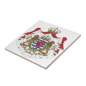 Luxemburgse wapenstilstand tegeltje (Zijkant)