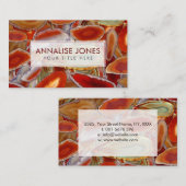 luxepatroon voor vuurgeodes visitekaartje (Voorkant / Achterkant)