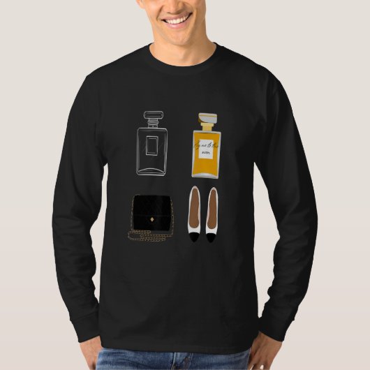 Luxerkant zwart gelimiteerde klassieke valtas Perf T-shirt (Voorkant)