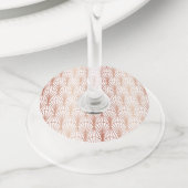 Luxesieraden 13 wijnglaslabel (Dichtbij)