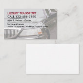 Luxevervoer Visitekaartje (Voorkant / Achterkant)