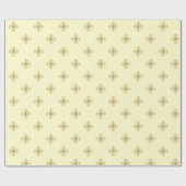 Luxewit/goud Cadeaupapier (Vlak)