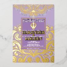 LuxGlitter Lavendel Gouden Sikh Anand Karaj Bruilo