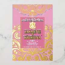 LuxGlitter Roze Goud Ganesha Hindoe Huwelijk