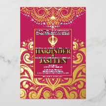 LuxGlitter Roze Goud Sikh Anand Karaj Trouwfeest