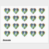 "Luxie" Rainbow Cyber Gothic Fairy Stickers (Vel)