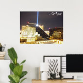 Luxor bij nacht poster (Thuiskantoor)