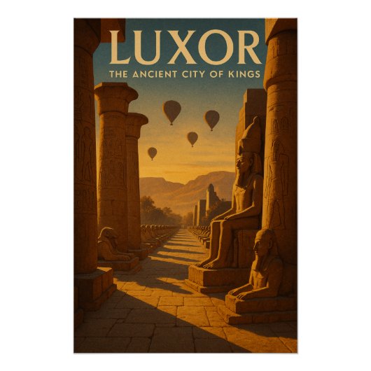 LUXOR – De Oude Stad van de Koningen Perfect Poster (Voorkant)