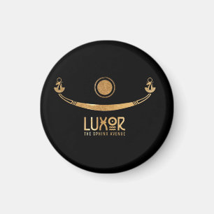 Luxor de Sfinx Laan Khufus schip Karnak Egypte Magneet