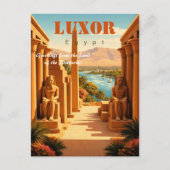 Luxor Egypt Briefkaart (Voorkant)