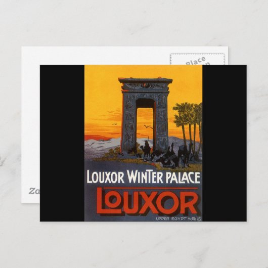 Luxor Egypte Briefkaart (Voorkant / Achterkant)