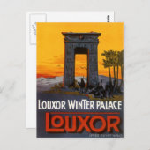 Luxor Egypte Briefkaart (Voorkant / Achterkant)