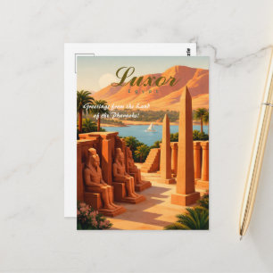Luxor Egypte Briefkaart