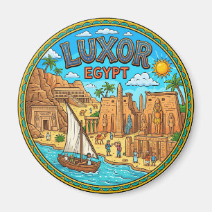 Luxor, Egypte Egypte Magneet