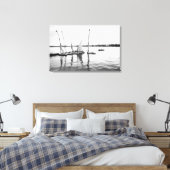 Luxor Egypte, Feluccas op de Nijl Canvas Afdruk (Insitu (Slaapkamer))