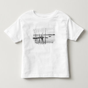 Luxor Egypte, Feluccas op de Nijl Kinder Shirts