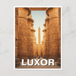 Luxor Egypte Karnak Tempel Reizen Briefkaart
