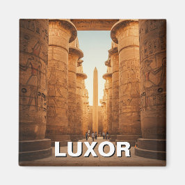 Luxor Egypte Karnak Tempel Reizen Magneet