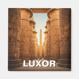 Luxor Egypte Karnak Tempel Reizen Magneet