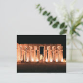 Luxor, Egypte, Luxor Tempelpilaren Hall Monumenten Briefkaart (Staand voorkant)