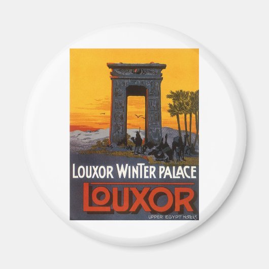 Luxor Egypte Magneet (Voorkant)