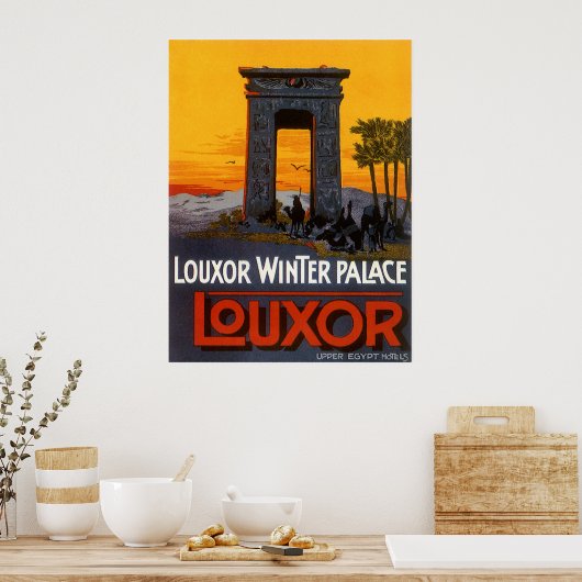 Luxor Egypte Poster (Keuken)