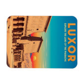 Luxor Egypte Reizen Magneet (Horizontaal)
