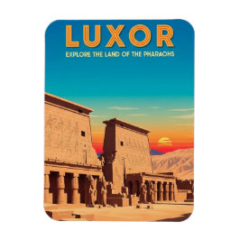 Luxor Egypte Reizen Magneet