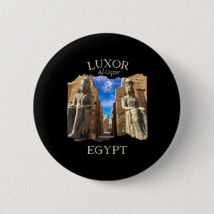 Luxor Egypte Souvenir Familie Nijlcruise Vrouwen M Ronde Button 5,7 Cm