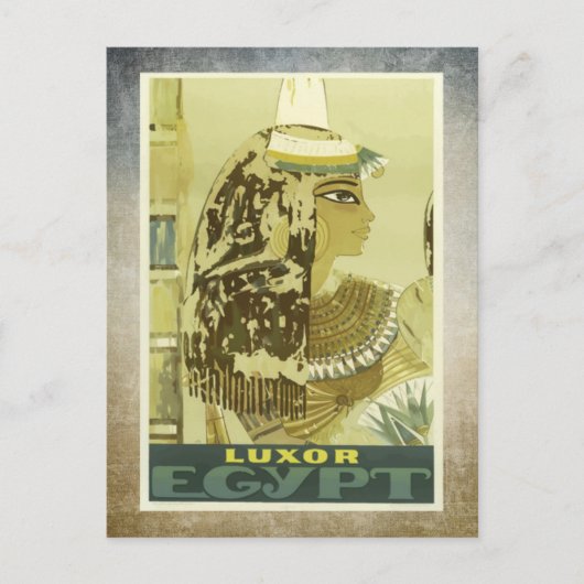 Luxor EgyptVintage Briefkaart (Voorkant)