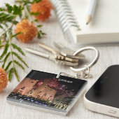 Luxor Karnak Tempels Reizen Oude Egypte Geschieden Sleutelhanger (Voorkant Rechts)