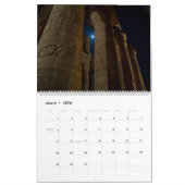 Luxor Modern Egypte Avenue van Sphinxes Zonneboot Kalender (Mar 2026)