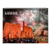 Luxor Moderne Egypte Laan der Sfinxen Zonneboot Kalender (Hoes)