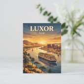 Luxor Nijl Cruise Egypte Briefkaart (Staand voorkant)