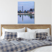 Luxor Obelisk Parijs Muurkunst Canvas Afdruk (Insitu (Slaapkamer))