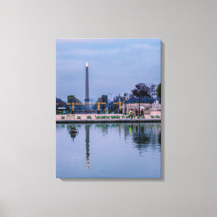 Luxor Obelisk Parijs Muurkunst Canvas Afdruk