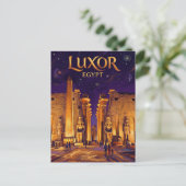 Luxor Tempel Egypte Briefkaart (Staand voorkant)