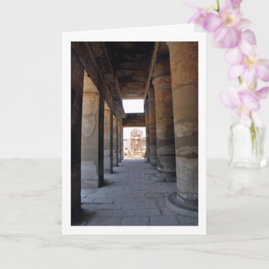 Luxor-tempel, Luxor, Egypte Kaart (Orchidee)