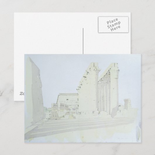 Luxor Temple Briefkaart (Voorkant / Achterkant)