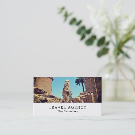 Luxor Temple, Egypt, Reisbureau Visitekaartje (Staand voorkant)