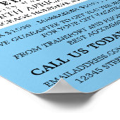 Luxor Temple, Egypte, Travel Agency Adverteren Poster (Hoek)