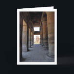 Luxor Temple, Luxor, Egypte Kaart<br><div class="desc">Luxor Temple,  Luxor,  Egypt Greeting Card. You can easily customize this product for free if you would like to add wording or change the color of the background.</div>