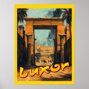  Luxor - tijdloze Egyptische elegantie Poster