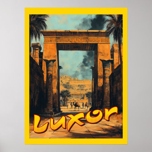  Luxor - tijdloze Egyptische elegantie Poster (Voorkant)