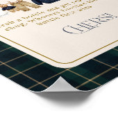 Luxsary Bear Plaid Baby Shower Bottle Chug Poster (Hoek)