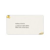 Luxueus Amalfi Citroen Adres  Etiket (Voorkant)