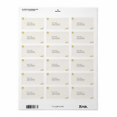 Luxueus Amalfi Citroen Adres  Etiket (Full Sheet)