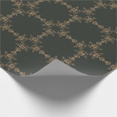 Luxueus Arabesque Gold Wrapping Paper Cadeaupapier (Hoek)